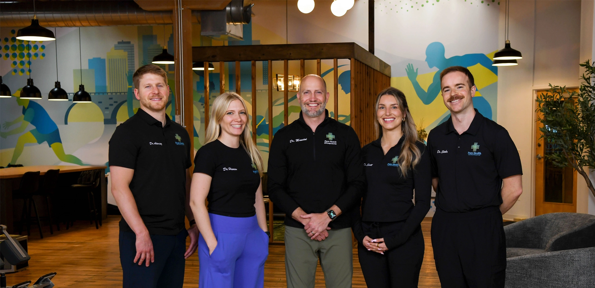 Chiropractor St Paul MN Dan Adamietz and Jasmine Hanson and David Mancini and Brooke Scott and Anthony Stehr